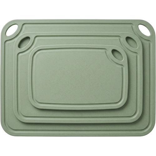 Kvxo Wheat Straw Cutting Board Set of 3 Sage - Product view